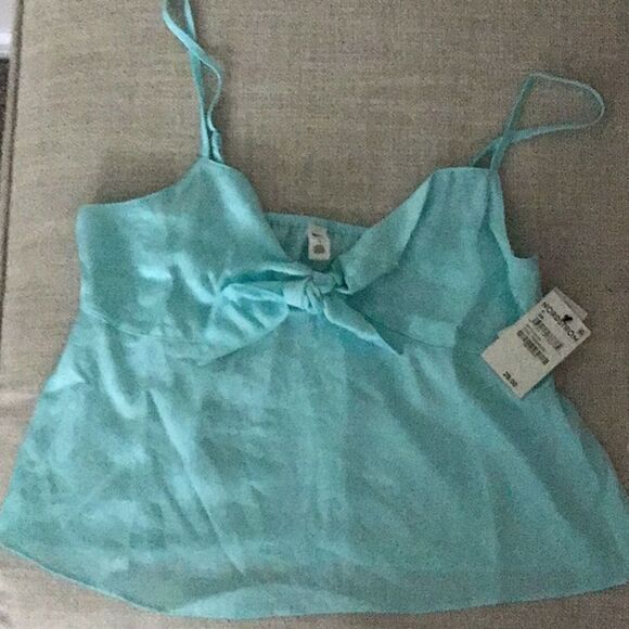 BP Bow Detail Tank Top by Nordstroms in Teal Paradise - Picture 5 of 7